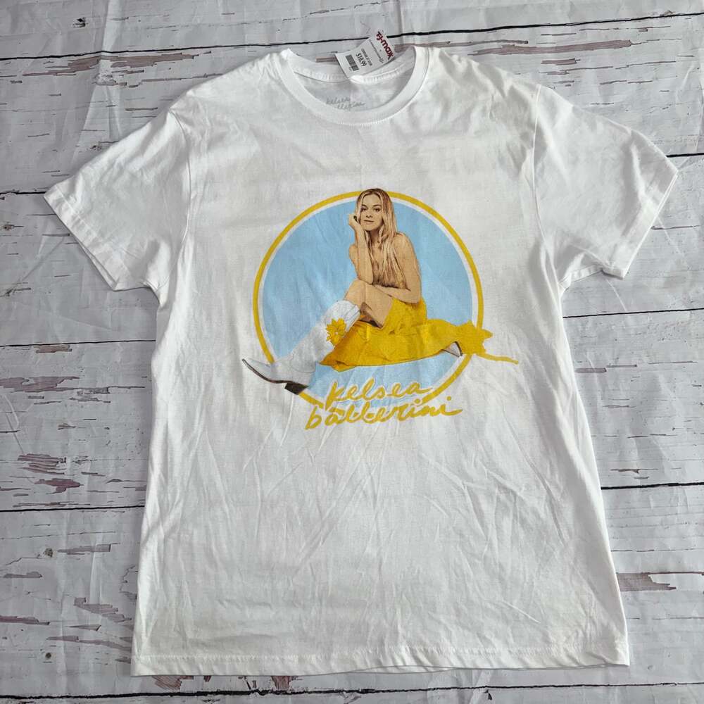 New Kelsea‎ Ballerini Graphic Tee - Country Music Tour Shirt - White, Medium